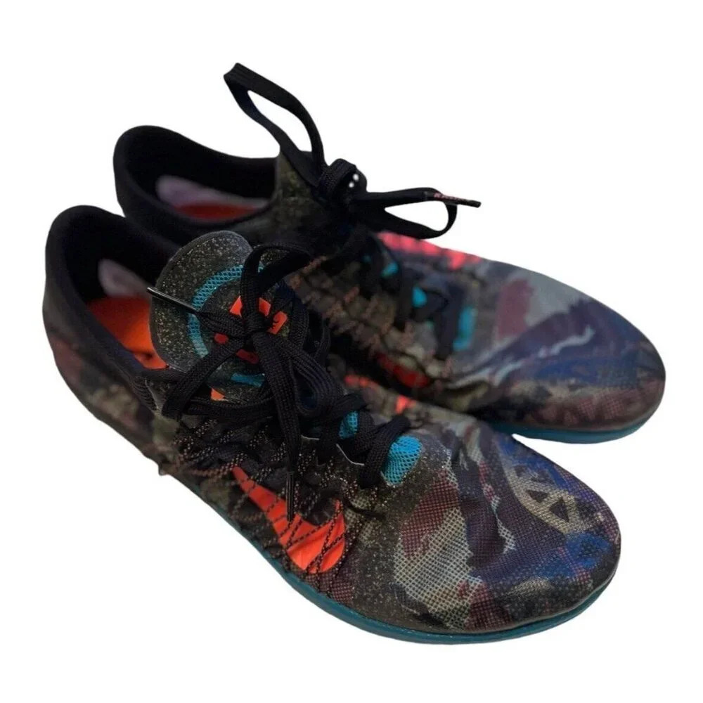 Nike Zoom Victory XC 3 Black/ Blue Lagoon/ Hot Lava Size 8 Track Shoe Unisex